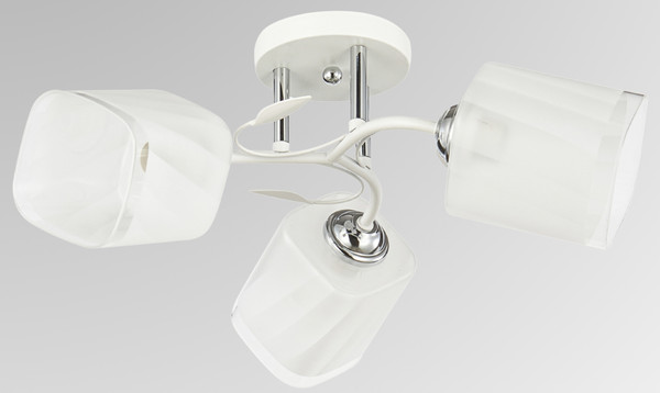 Изображение товара Люстра Aitin-Pro НПБ 02-3x60-101 / 6222/3 (белый/хром)