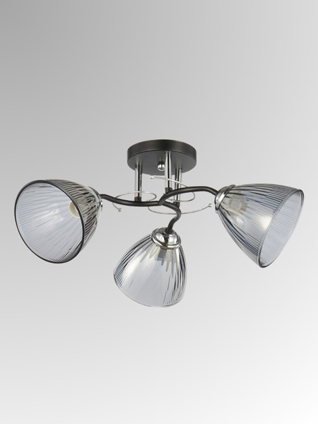 Изображение товара Люстра Aitin-Pro НПБ 02-3x60-101 / 6223/3 (черный/хром)