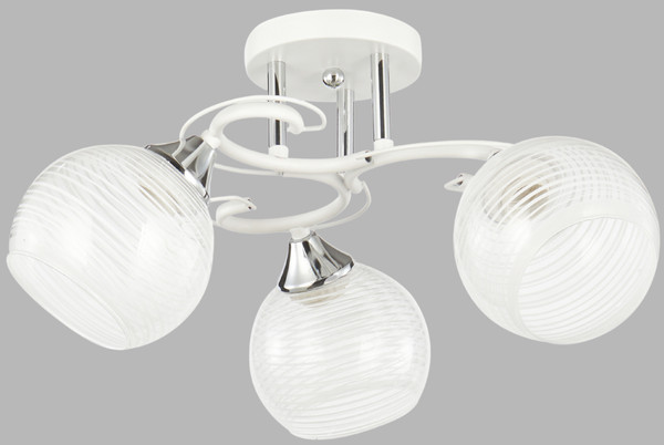 Изображение товара Люстра Aitin-Pro НПБ 02-3x60-101 / 6233/3 (белый/хром)