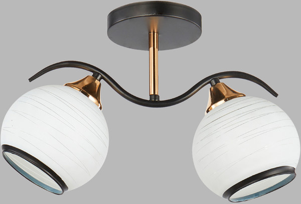 Изображение товара Светильник Aitin-Pro НПБ 02-2x60-101 / 6235/2 (черный/золото)