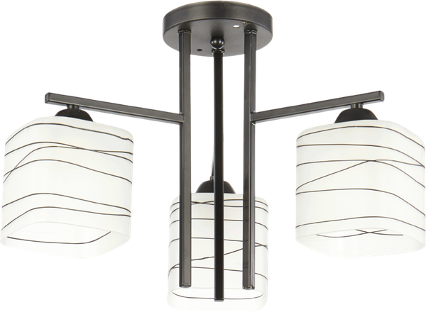 Изображение товара Люстра Aitin-Pro НПБ 02-3x60-101 / 6246/3 (черный)