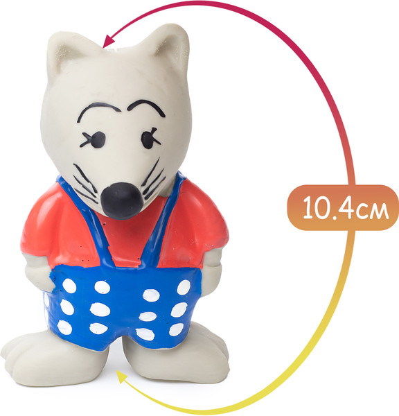 Изображение товара Игрушка для собак Duvo Plus Крыска 400035/rat (серый)