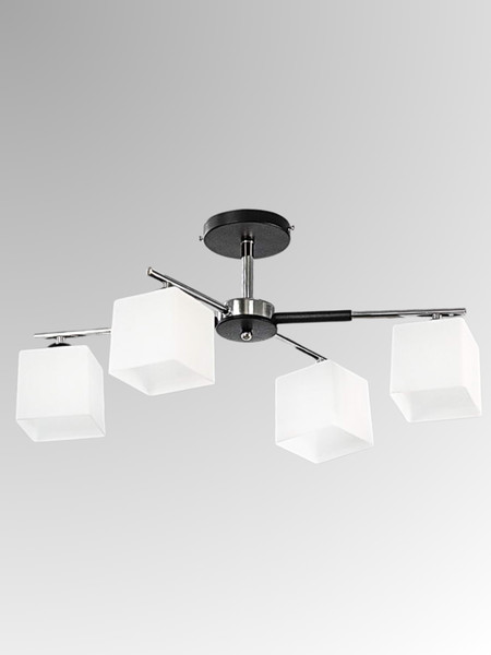 Люстра Aitin-Pro НПБ 02-4х40-105 / DA5129P/4 (черный/хром)