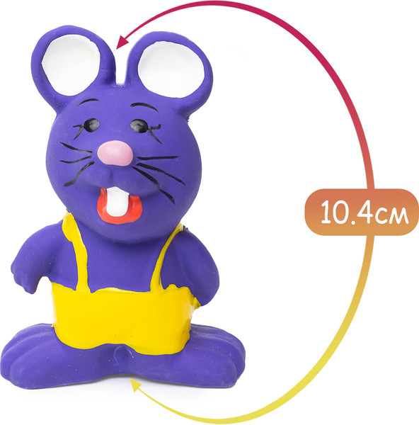 Изображение товара Игрушка для собак Duvo Plus Мышка 400035/mouse (фиолетовый)