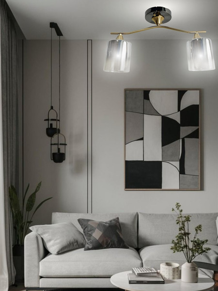 Изображение товара Потолочный светильник Aitin-Pro НПБ 02-2x60-102 / N6413/2 (медь/черный)