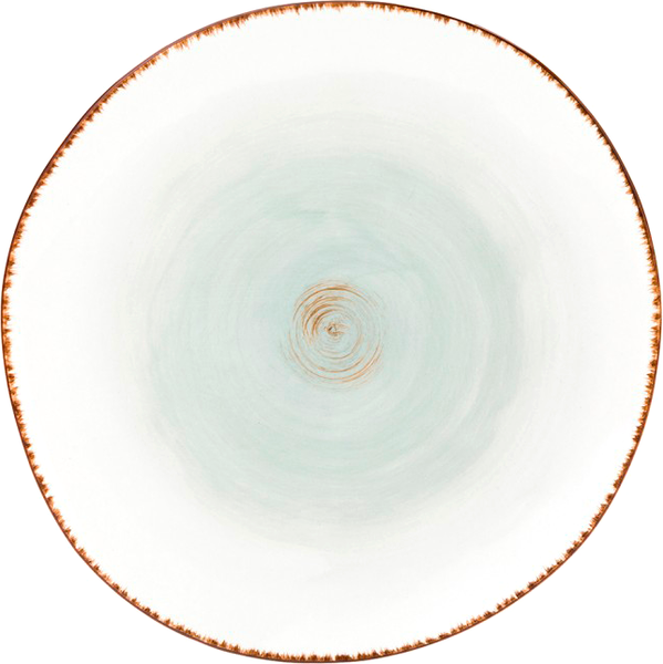 Изображение товара Тарелка столовая обеденная Elan Gallery Кантри / 760093 (голубой)