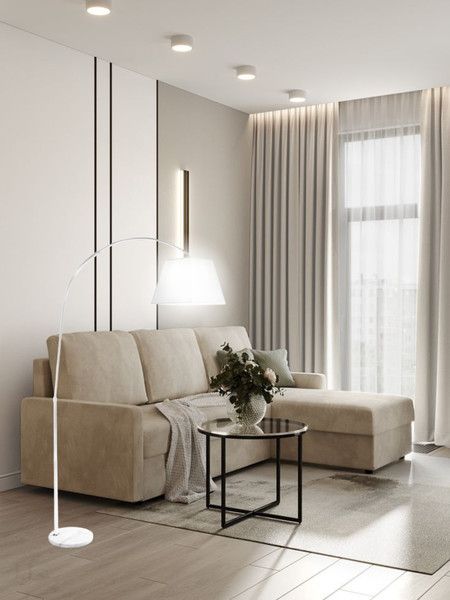 Изображение товара Торшер Aitin-Pro НТБ 05-40-103 / 2229 (белый)