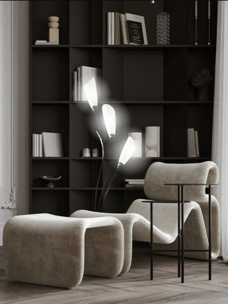 Изображение товара Торшер Aitin-Pro НТБ 05-3x40-107 / 6671/3 (черный)