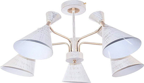 Изображение товара Люстра Aitin-Pro НПБ 02-5х60-105 / N3646/5 (белый/золото)