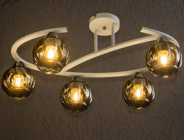 Изображение товара Люстра Aitin-Pro НПБ 02-5х60-101 / C1233/5 (белый)