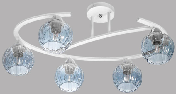 Изображение товара Люстра Aitin-Pro НПБ 02-5х60-101 / C1233/5 (белый)