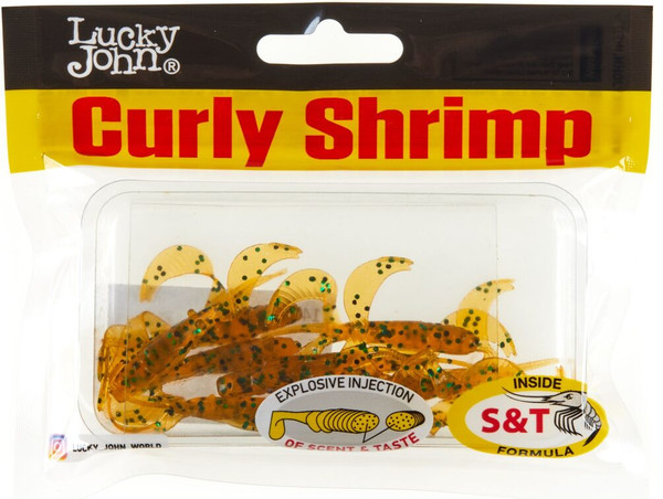 Изображение товара Мягкая приманка Lucky John Pro Series Curly Shrimp / 140215-PA19 (10шт)