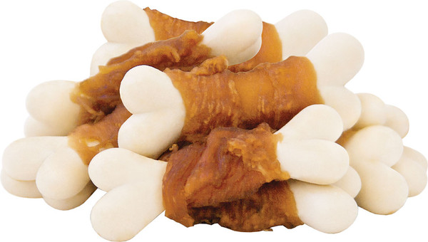 Изображение товара Набор лакомств для собак Деревенские лакомства Кальциевая косточка с курицей (5x55г)