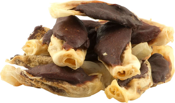 Изображение товара Набор лакомств для собак Деревенские лакомства Уши кроличьи с мясом ягненка (5x55г)