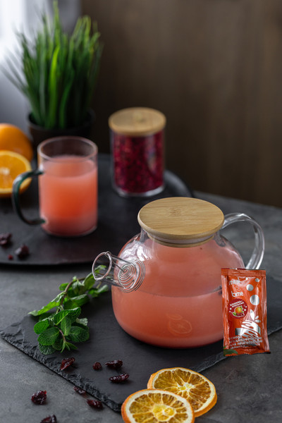 Изображение товара Чайный напиток Meal Time Клюква с апельсином (12x50г)