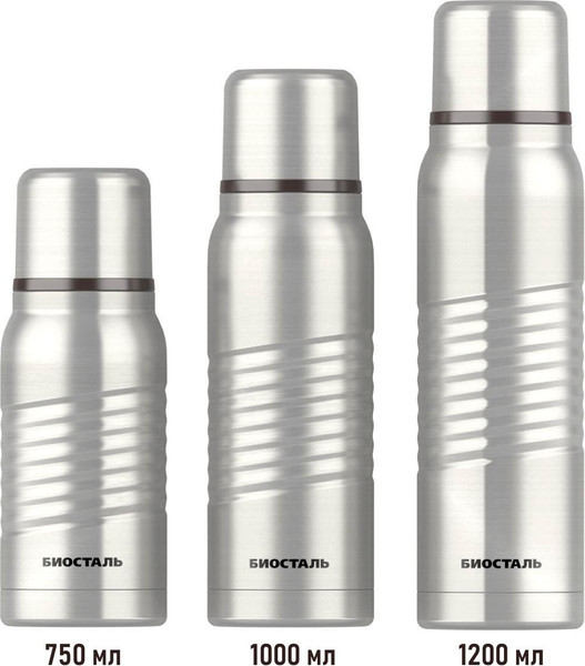 Изображение товара Термос для напитков Биосталь Экстрим BST-M (1л, матовый)