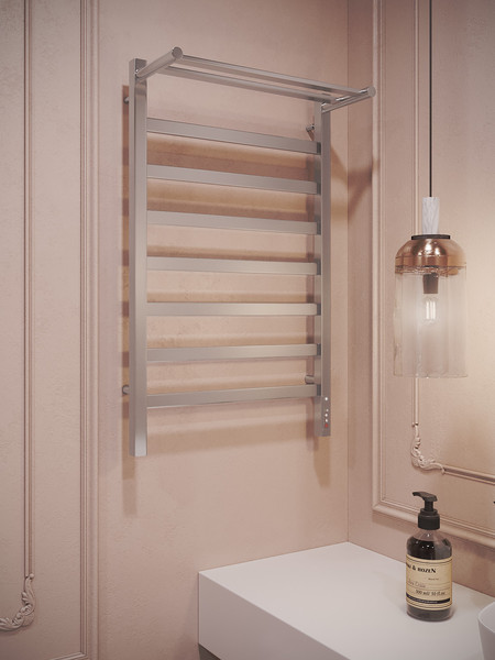 Изображение товара Полотенцесушитель электрический Terminus Ното П8 500x850 (с полкой, quick touch)