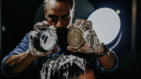 Изображение товара Помада для укладки волос Barbertime Паутинка сильной фиксации (150мл)