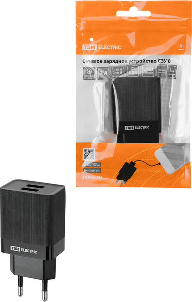 Изображение товара Адаптер питания сетевой TDM SQ1810-0006