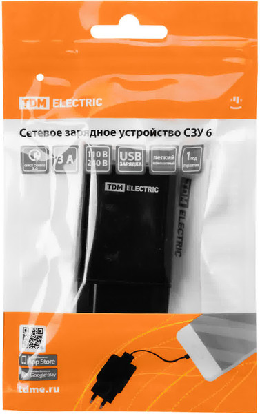 Изображение товара Адаптер питания сетевой TDM SQ1810-0004