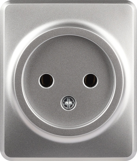 Изображение товара Розетка ЭРА Эксперт 11-2201-03 / Б0063033 (алюминий)