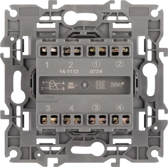 Изображение товара Выключатель ЭРА Elegance 14-1112-01М / Б0065795 (белый матовый)