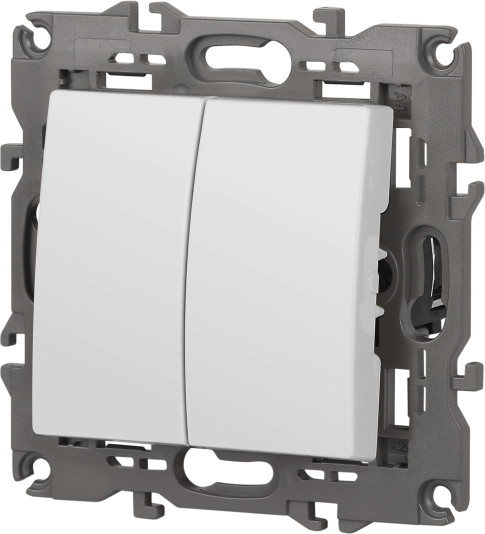 Изображение товара Выключатель ЭРА Elegance 14-1112-01М / Б0065795 (белый матовый)