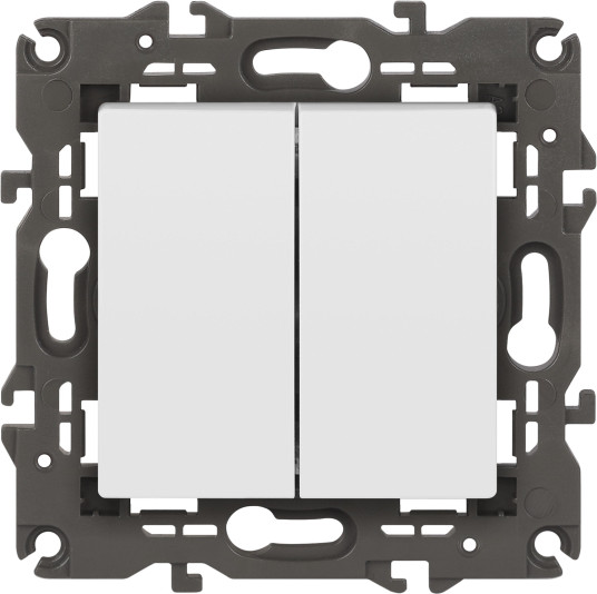 Изображение товара Выключатель ЭРА Elegance 14-1112-01М / Б0065795 (белый матовый)