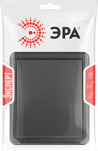 Изображение товара Выключатель ЭРА Эксперт 11-1203-05 / Б0063003 (антрацит)