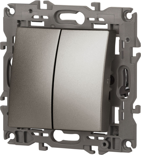 Изображение товара Выключатель ЭРА Elegance 14-1106-16 / Б0065793 (титан)