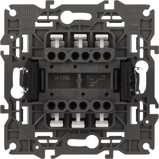 Изображение товара Выключатель ЭРА Elegance 14-1106-16 / Б0065793 (титан)