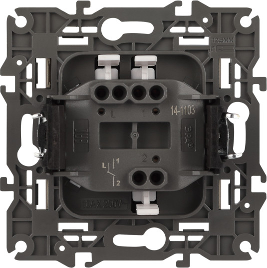 Изображение товара Выключатель ЭРА Elegance 14-1103-16 / Б0065792 (титан)