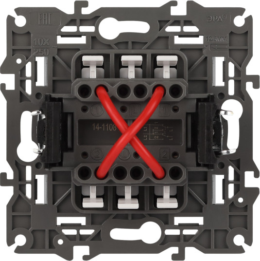 Изображение товара Выключатель ЭРА Elegance 14-1108-16 / Б0065809 (титан)