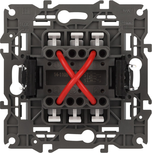 Изображение товара Выключатель ЭРА Elegance 14-1108-01М / Б0065805 (белый матовый)