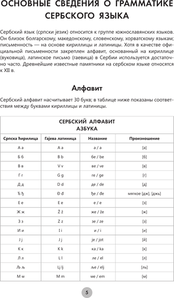 Изображение товара Учебное пособие АСТ Сербский язык за 26 часов, мягкая обложка (Николич Милица)