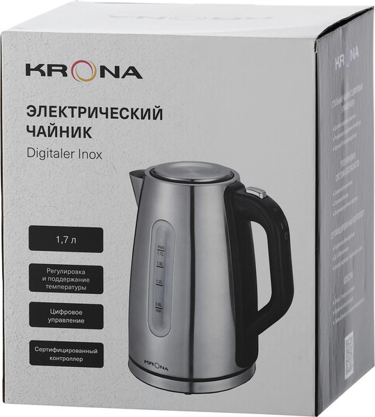Изображение товара Электрочайник Krona Digitaler Inox / КА-00007486