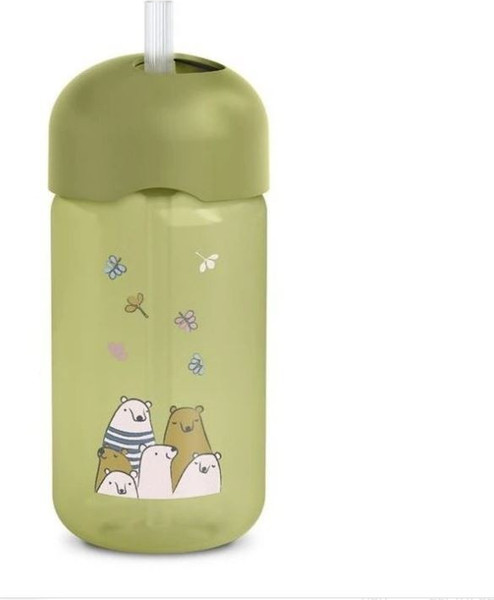 Изображение товара Поильник Suavinex Straw Bottle Bear GR L3 402651