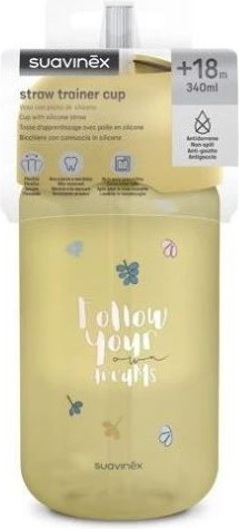 Изображение товара Поильник Suavinex Straw Bottle Bear GR L3 402651