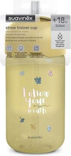 Изображение товара Поильник Suavinex Straw Bottle Bear YL L3 402652