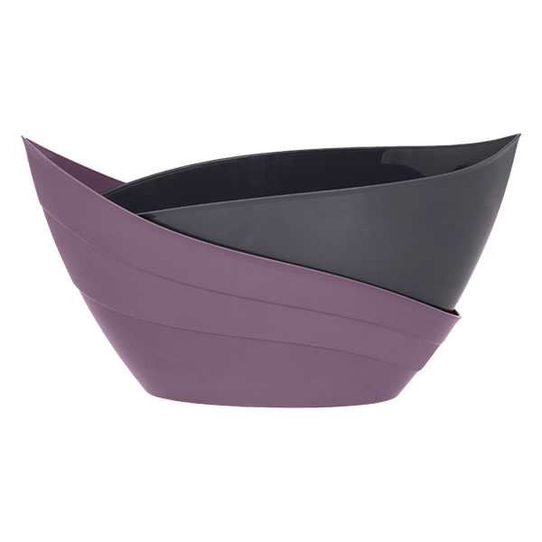 Изображение товара Кашпо La Decoro Гармония / КШ-9063 (сливовый/антрацит)
