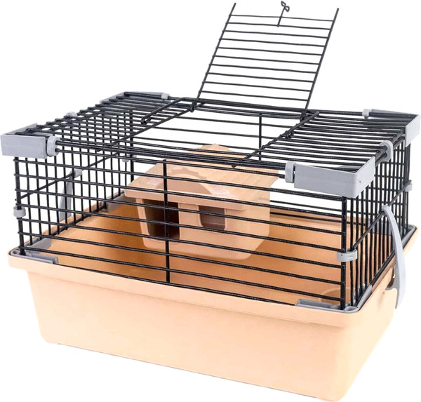 Изображение товара Клетка для грызунов Homepet 89202 с наполнением (28x17x16.7см, бежевый)