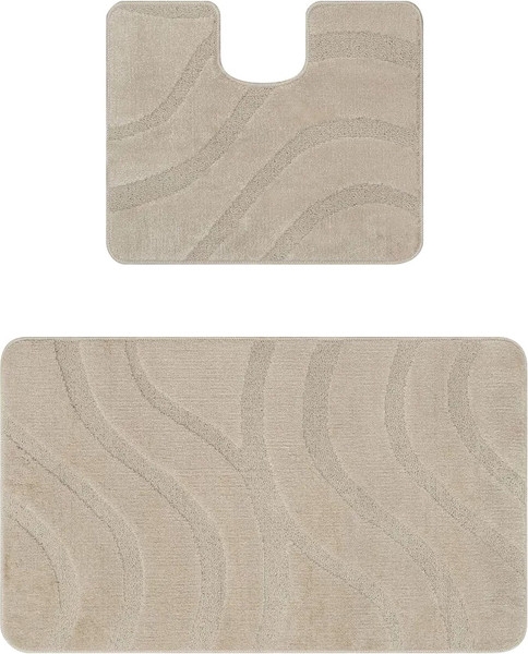 Изображение товара Набор ковриков для ванной и туалета Maximus Symphony 2521 (60x100/50x60, Sandy Gray)