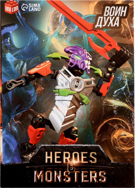 Изображение товара Конструктор Unicon Робот. Воин огня YD-5 / 1894738 (19эл)