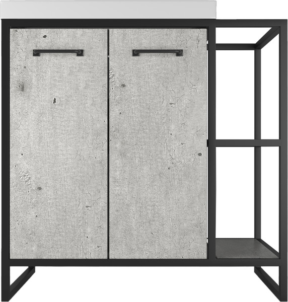 Изображение товара Тумба под умывальник Style Line Лофт 1.1 90/110 (две створки правая/левая)