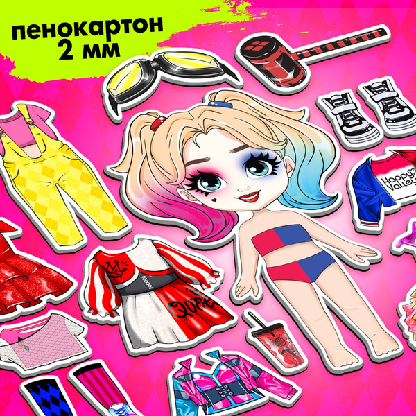 Изображение товара Развивающий игровой набор Happy Valley Магнитный. Маленькая злодейка / 10656941