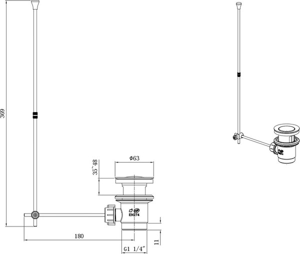 Изображение товара Смеситель Aquatek Вега AQ1011CR