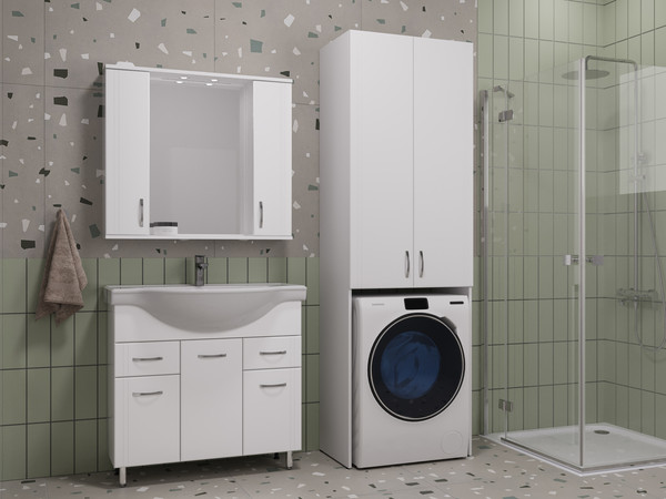 Изображение товара Шкаф-пенал для ванной Style Line Эко Стандарт 68см для СМ