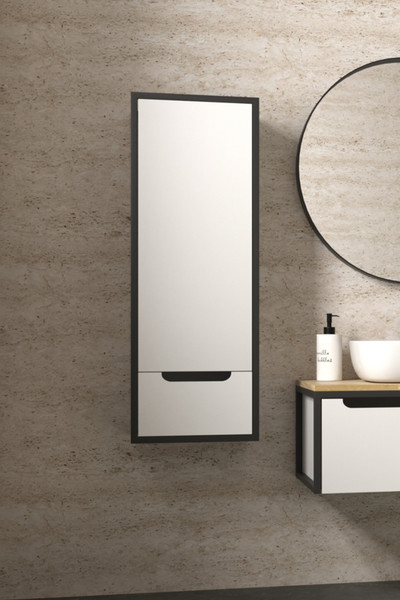 Изображение товара Шкаф-полупенал для ванной Style Line Сохо 36x110см МДФ 1 ящик Plus