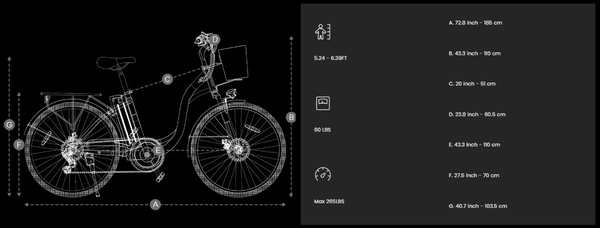 Изображение товара Электровелосипед Dyu C6 250W 26 дюймов (белый)