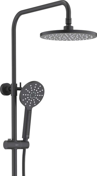 Изображение товара Душевая система со смесителем Aquatek Бетта AQ2160MB (черный матовый)